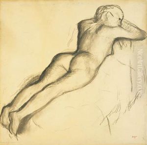Femme Nue Couchee by Edgar Degas