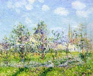 Flowering Orchard, Spring by Gustave Loiseau