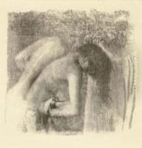 After The Bath by Edgar Degas