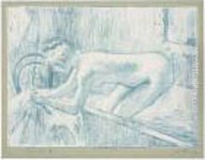 Femme Sortant Du Bain