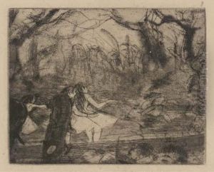 Sur La Scene by Edgar Degas