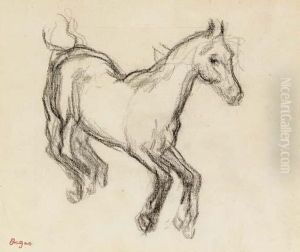 Cheval Galopant by Edgar Degas