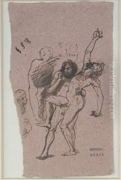 Lutte Des Geants, Hercule Et Atlas - view 1