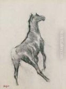 Cheval Faisant Un Ecart (cheval De Dos Se Cabrant) Cheval Faisant Un Ecart (cheval De Dos Se Cabrant)