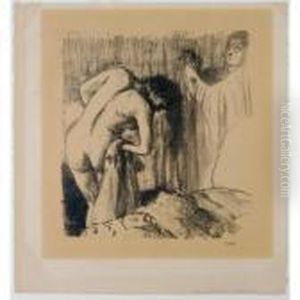 After The Bath Iii (reed & Shapiro 65) by Edgar Degas