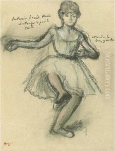 Etude De Danseuse by Edgar Degas