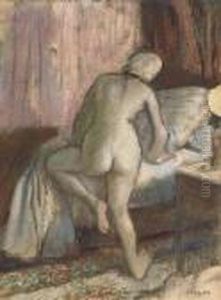 Le Coucher by Edgar Degas