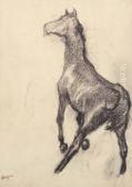 Cheval S'enlevant Au Galop - view 1