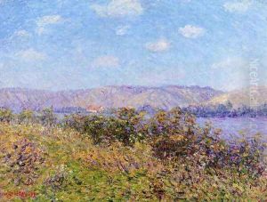 Banks of the Seine in Summer, Tournedos-sur-Seine by Gustave Loiseau