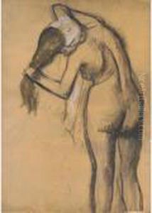 Femme A Sa Toilette by Edgar Degas