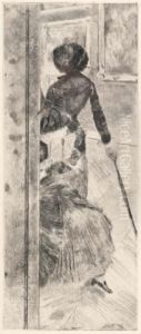 Au Louvre, La Peinture, Mary Cassatt Au Louvre, La Peinture, Mary Cassatt