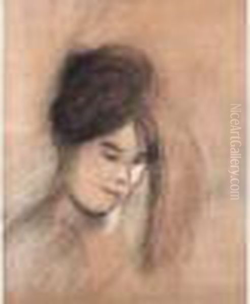 Jeune Femme Se Coiffant - view 1