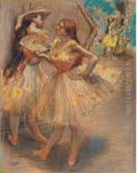 Danseuses Pres D'un Portant - view 1