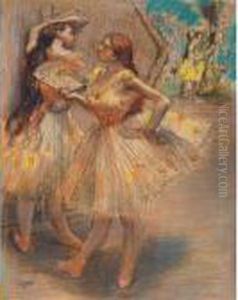 Danseuses Pres D'un Portant by Edgar Degas