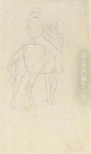 Cavalier by Edgar Degas