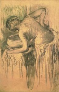 Femme A Sa Toilette by Edgar Degas