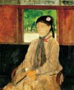 Portrait De Femme by Edgar Degas