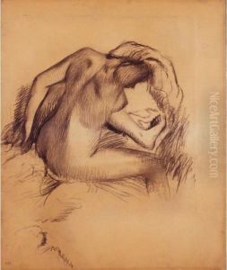 Apres Le Bain, Femme S'essuyant by Edgar Degas