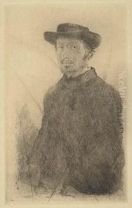 Autoportrait>. by Edgar Degas