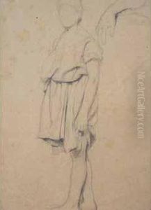 Etude De Personnage Drape Et De Bras * Etude De Personnage Drape Et De Bras *