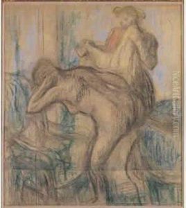 La Sortie Du Bain, 1895-1898 by Edgar Degas