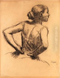 Buste De Danseuse by Edgar Degas
