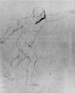 Copie D'apres L'antique by Edgar Degas