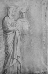 Copie D'apres Des Sculptures Religieuses