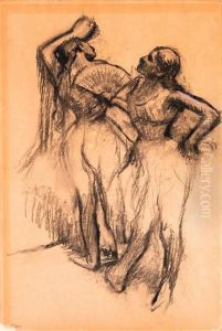 Deux Danseuses
Stamped With Signature 'degas' (lugt 658; Lower Left) by Edgar Degas