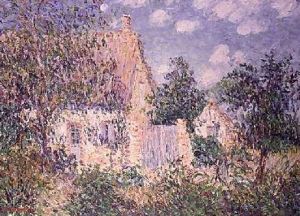 Cottage at St Cyr du Vaudreuil by Gustave Loiseau