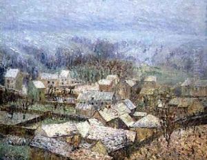 Winter at Pontoise by Gustave Loiseau