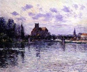Auxerre Cathedral 1907 by Gustave Loiseau