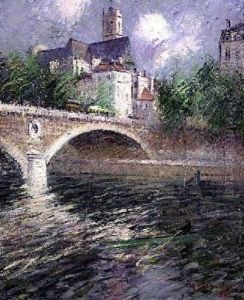 The Church of St Gervais 1920 by Gustave Loiseau