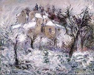 Houses at Pontoise 1930 by Gustave Loiseau