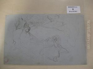 Etude De Femmes Dans Un Paysage