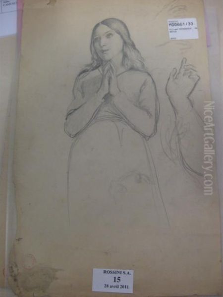 Jeune Fille En Priere - view 1