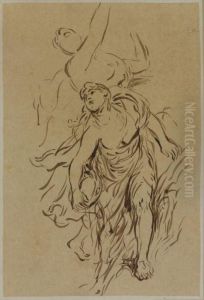 Deux Figures Feminines Dansant