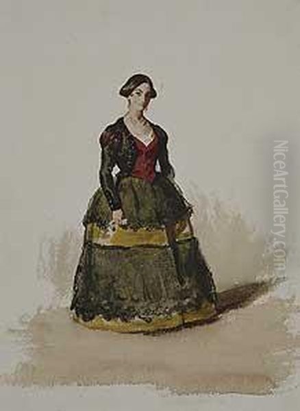 Retrato De La Infanta Luisa Fernanda De Borbon Duquesa Demontpensier - view 1