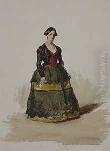 Retrato De La Infanta Luisa Fernanda De Borbon Duquesa Demontpensier