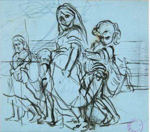 Petits Bohemiens by Alfred Dehodencq