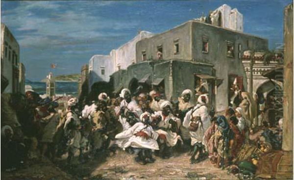 La Danse Des Negres A Tanger. - view 1