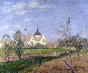 The Church at Vaudreuil 1905 The Church at Vaudreuil 1905