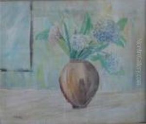 Ortensie Nel Vaso Marrone