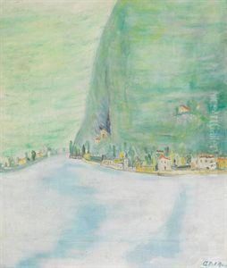 Montagne Sul Lago Di Como by Angelo Del Bon
