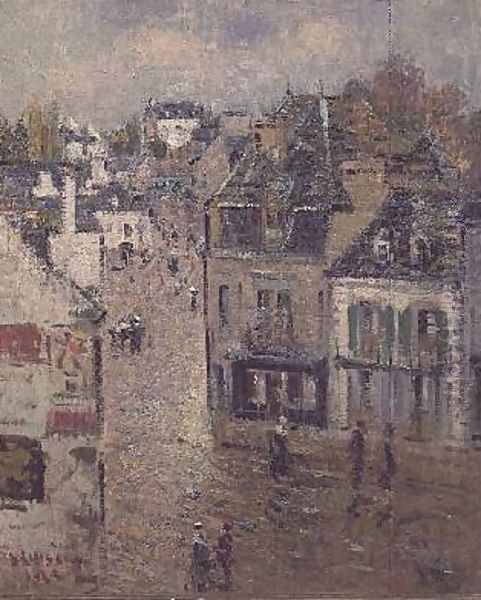 Street in Pont Aven after the Rain - view 1