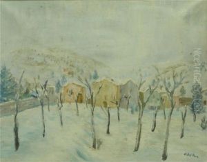 Paese Sotto La Neve by Angelo Del Bon