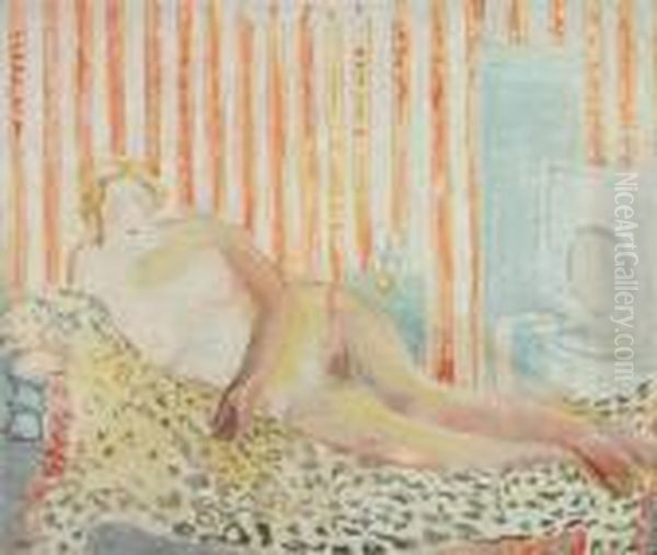 Nude On A Leopard Skin. - view 1