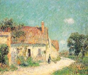 Chaumiere en Normandie by Gustave Loiseau