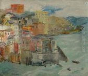 ''marina - Genova'' 1949 by Angelo Del Bon