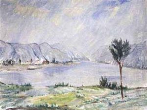 Paesaggio Con Lago Di Como